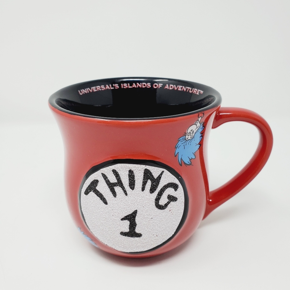 Universal Studios Dr. Seuss Cat in the Hat "Thing 1" Ceramic Coffee Mug